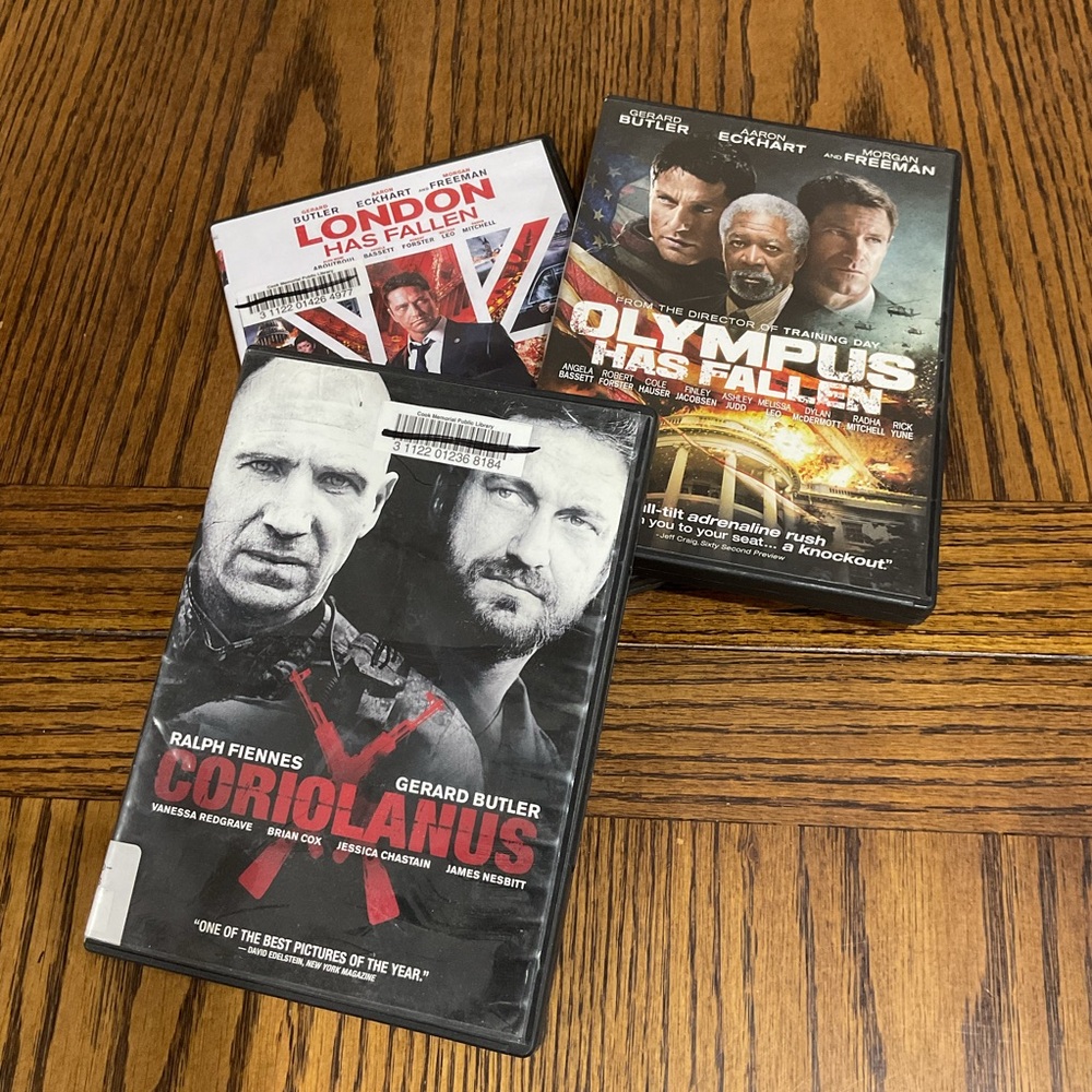 Gerard Butler Thrilling Action Movie DVD 📀 Collection